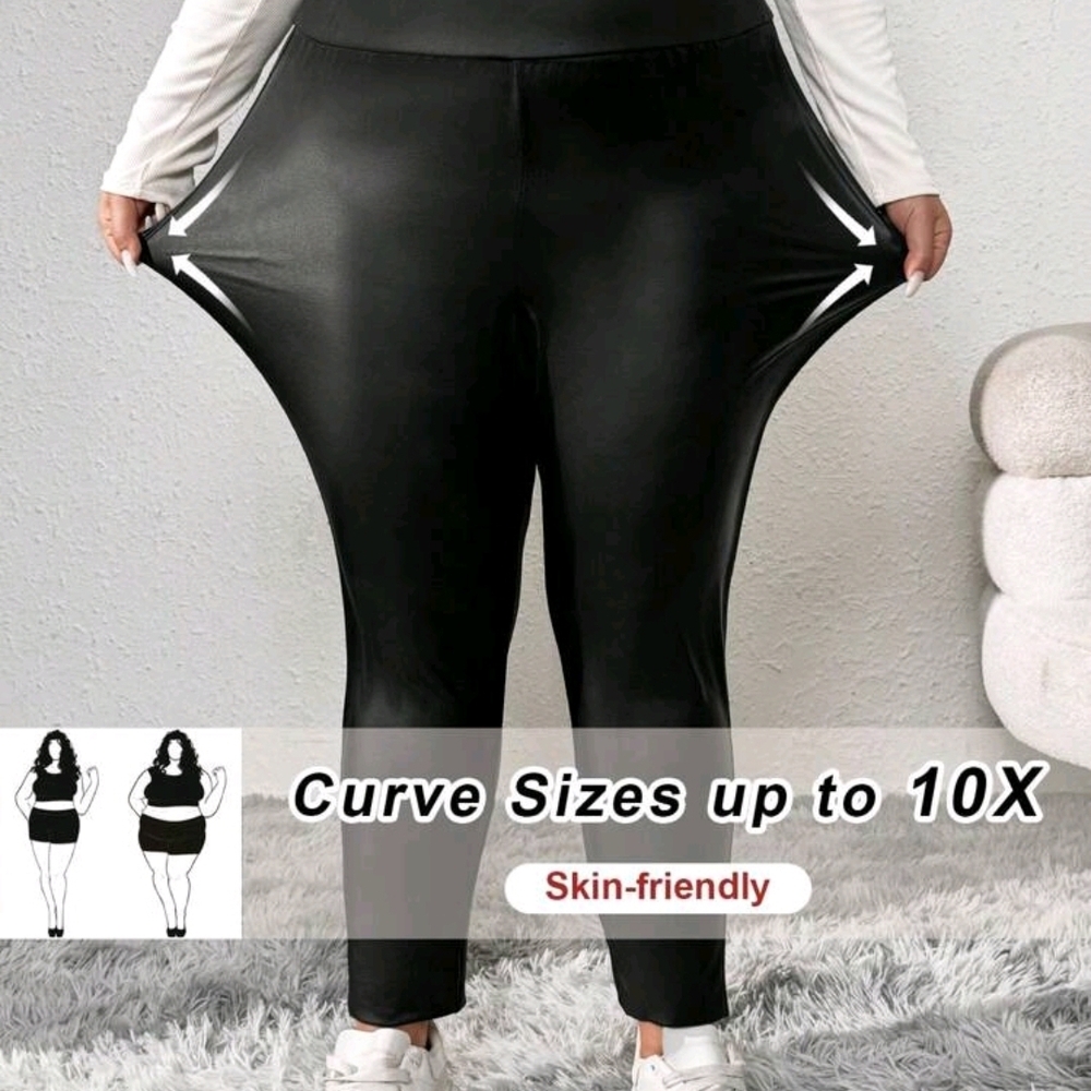 SHEIN Black Curve-Friendly Leggings